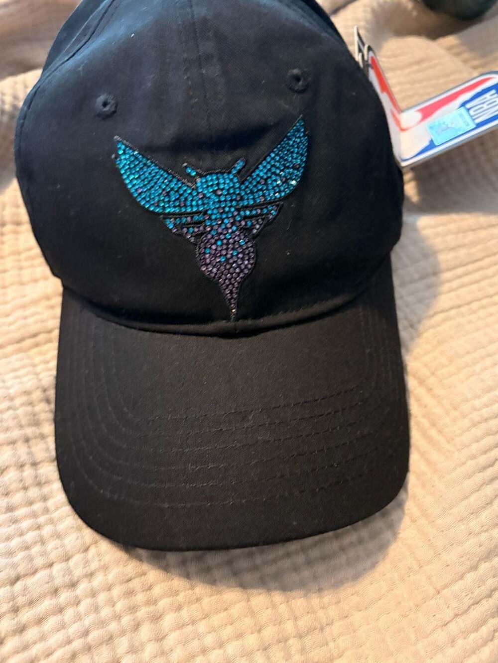 Pro Standard Charlotte Hornets Jewels Dad Hat Black